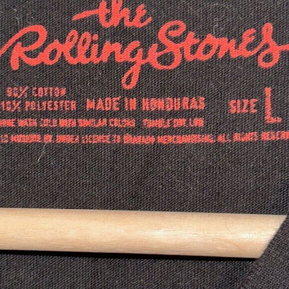 Rolling Stones Tattoo You 1981 Tour Girls Tee Size Large - Picture 5 of 6